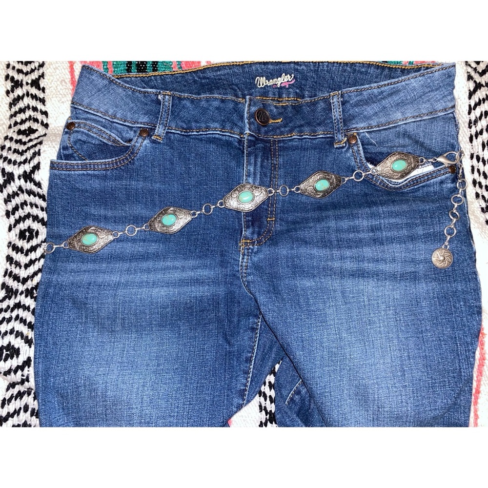 Turquoise Concho Belt